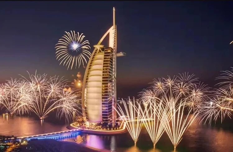 Новогодняя ночь в Дубае. Фото: Visit Dubai